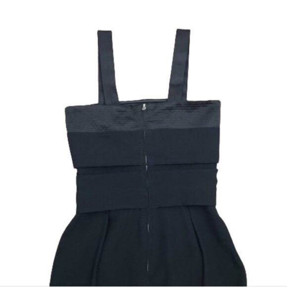 SEE BY CHLOE Black Cocktail Criss Cross Mini Dress Women's Size 6 - Picture 6 of 16